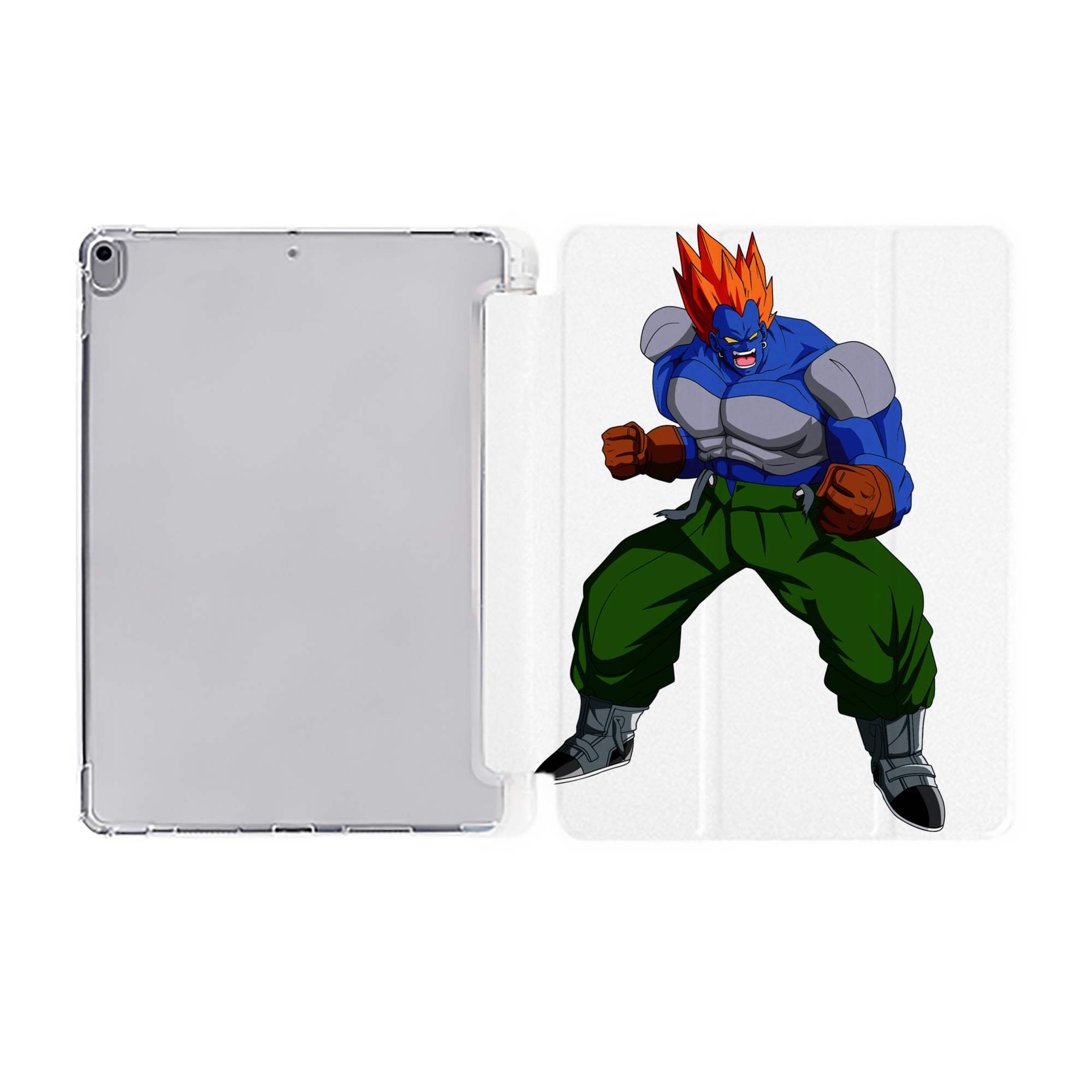 （画像用） ドラゴンボール DRAGON BALL IPad ケース ペン収納付き 三つ折りスタンド PUレザー×シリコン 対応機種9.5/10.5/10.9インチ